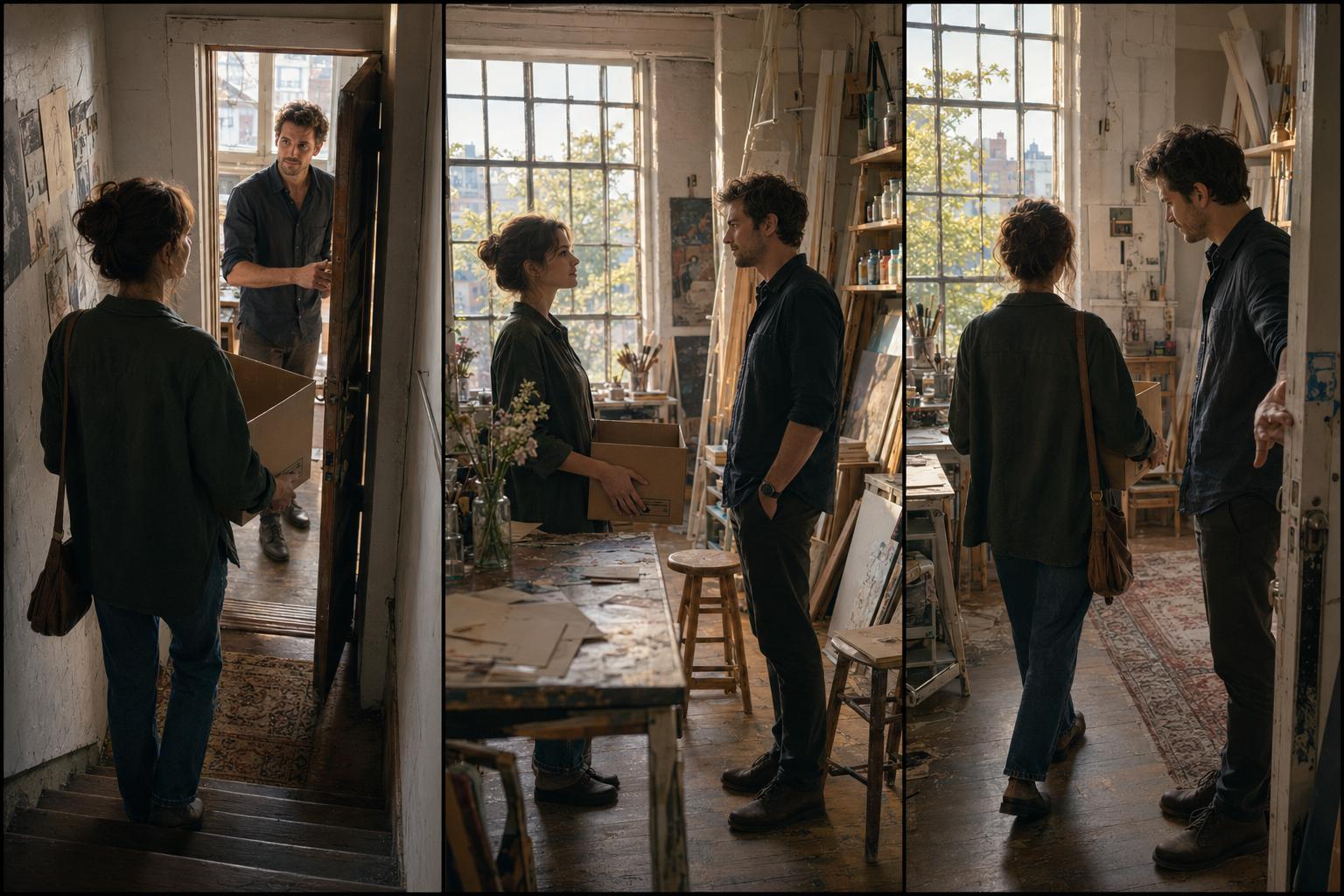 Curio Triptych: why do brief glances sometimes seem longer than they actually are