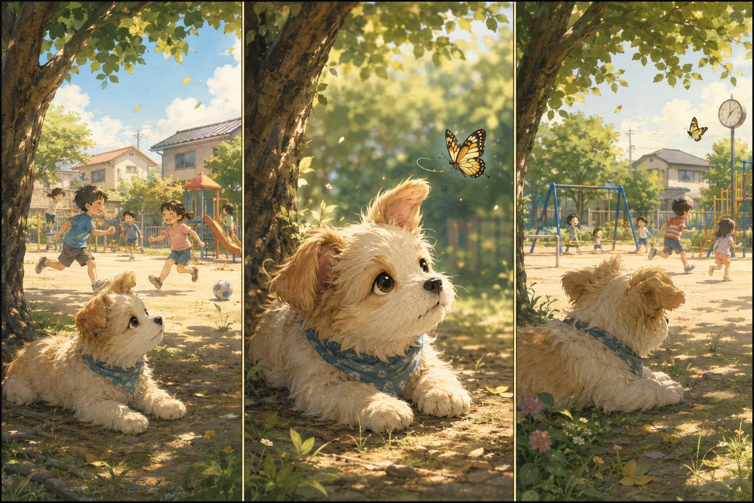 Curio Triptych: why do certain moments feel more still than others