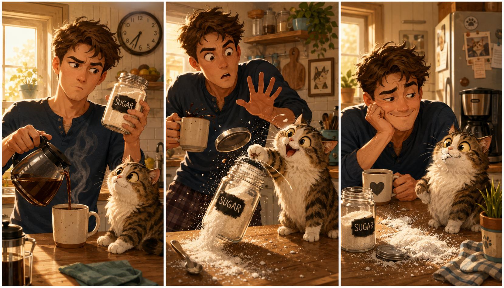 Curio Triptych: why do small changes in routine make us notice things differently