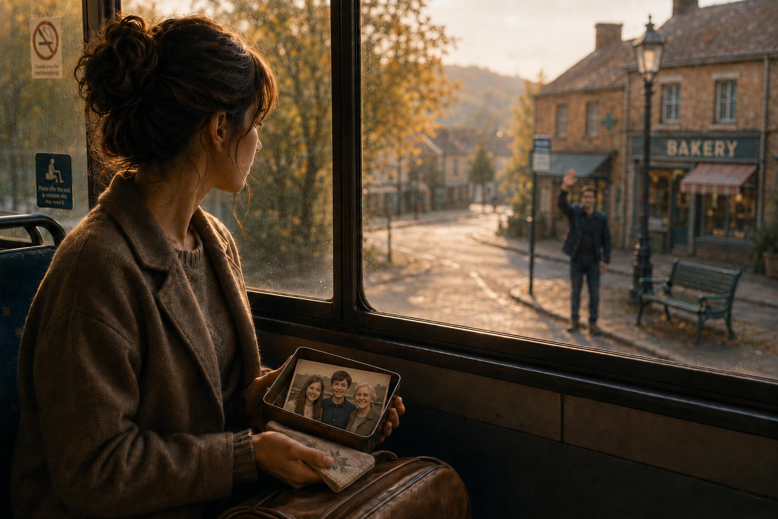 Reflective ending scene for small waits noticeable Curio Triptych