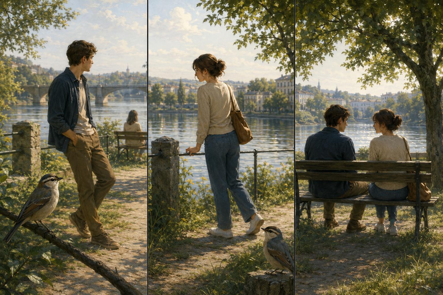 Curio Triptych: why do we sometimes adjust our position slightly when near others without noticing why