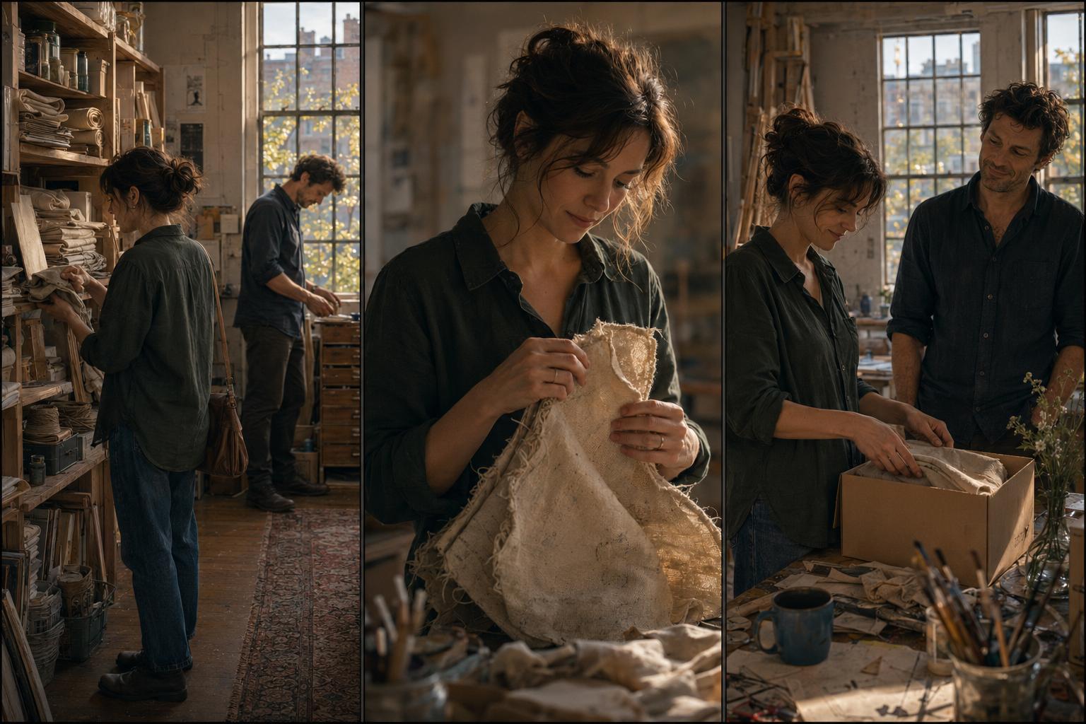 Curio Triptych: why do certain textures suddenly become noticeable under your touch