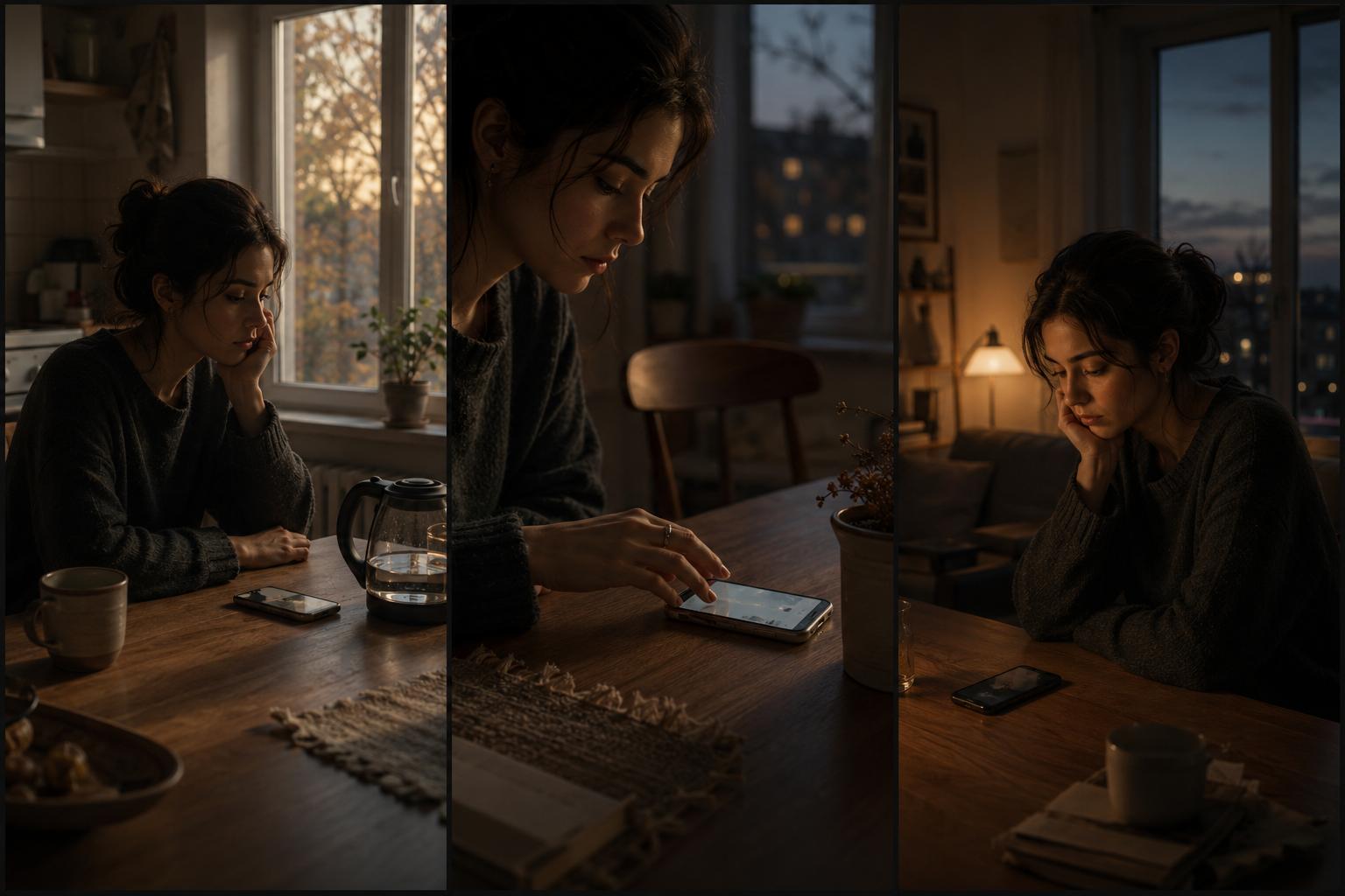 Curio Triptych: why does waiting for a reply sometimes make a moment feel suspended